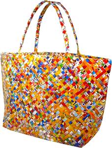 woven recycled bags